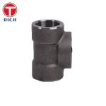 ASTM A105 Forged Pipe Fittings Carbon Steel Tee Forgings For Piping