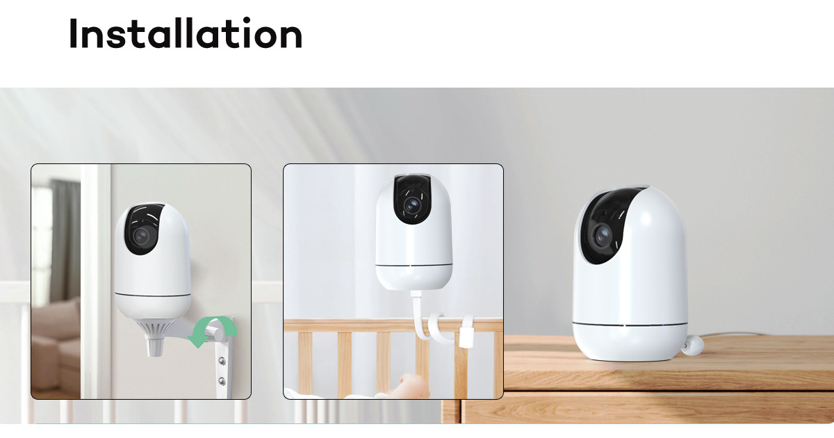Smart Home Security Video Baby Monitor With App Remote Control Human Motion Tracking