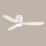 Nordic Wooden Blade Ceiling Fan 52 Inch DC Motor Ceiling Fan With Light And