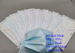 Lightweight Disposable Surgical Masks , Latex Free Hypoallergenic Dental Masks