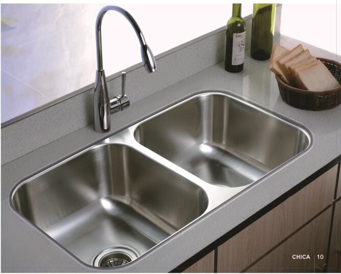 drop-in overmount topmount single bowl inox 304 handmade custom size 18 gauge sink