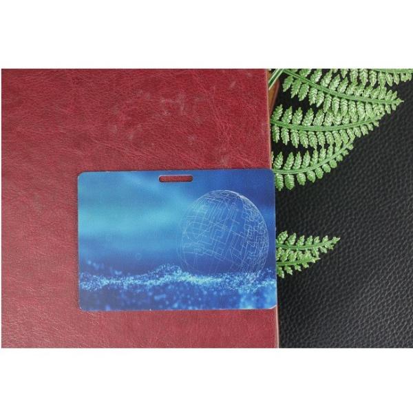Luminescent PVC Fingerprint Smart Cards Self Developed Glue Cold Pressing