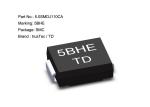 High Power SMD TVS Diode 12v 5000W 5.0SMDJ12CA Clamping Voltage 19.9V