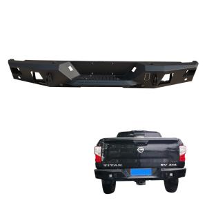 Wholesale NP300 Body Parts Black Steel Front Bumper and Rear Bumper for Nissan Navara from china suppliers