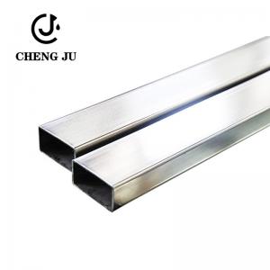 China Stainless Steel Hollow Pipe Welded Hollow Rectangular Tubes Stainless Steel Tube on sale