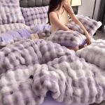 2023 Hot Rabbit Hair 4-Piece Set in Rabbit Velvet Milk Velvet for Nondisposable