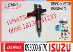 Denso Fuel Injector assy 095000-6170 8-98055863-0 8-98011605-0 For ISUZU D-MAX