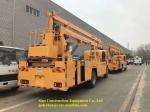 Light Chassis Truck Mounted Aerial Work Platform 18m 360 Degree Rotating