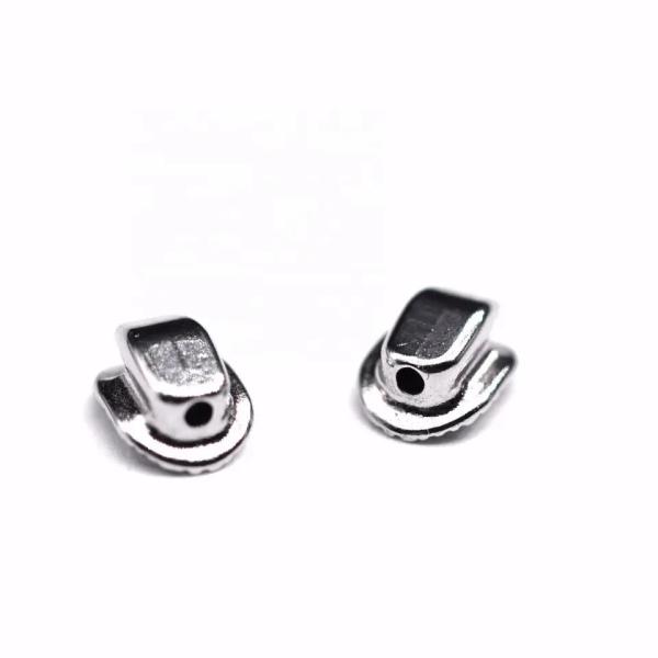 Orthodontic Dental Bondable Lingual Button with Auxiliary Hole 10pcs/pk Shelf