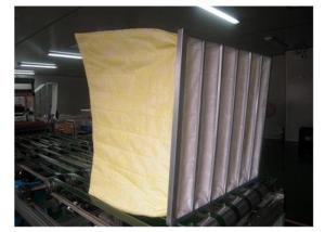 Wholesale Synthetic Fiber 80% Humidity Pocket Air Filter Galvanized Steel Frame 50Pa Initial Pressure from china suppliers