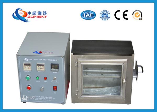 38 MM Flame Height Flammability Testing Equipment For Automobile Interior