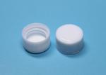 13mm White Threaded Plastic Cover Caps PP Material For Screw Bottle