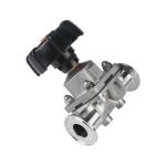Silver Clamp Diaphragm Valve For General Industry Sanitary Grade