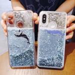 Anti Scratch Designer Cell Phone Cases Liquid Sand For Iphone 12
