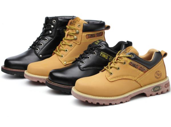 Construction Workers Safety Shoes Anti Smashing And Anti Stab Boots High Top