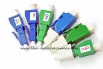 Fiber Optic LC UPC Attenuator Plastic LC APC Attenuator For Test Equipment