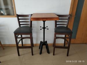 Wholesale Mild Steel Bistro Table Base Height Adjustable Black Colour For Bar Table from china suppliers