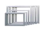 Professional High Tension Aluminum Silk Screen Printing Frame Silver Color