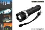 10W High Power LED Flashlight Torch Rechargeable 2200mAh Li - Ion Battery