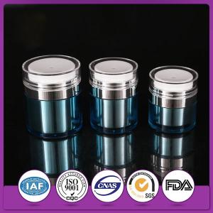 Wholesale 15g 30ml 50ml Airless Acrylic ABS Face Cream Jars with Round Screw Cap from china suppliers