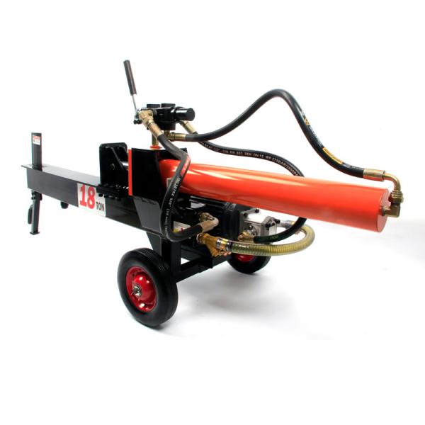 Electric Motor Hydraulic And Horizontal Log Saw Log Splitter Wood Splitting