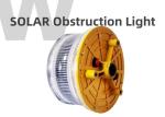 Solar LED Crane Aviation Light IP68 Waterproof FAA Shock Resistant