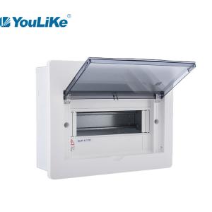 Wholesale MCB 10 Way Electrical Power Distribution Box Din Rail Flush Mounted Outdoor from china suppliers