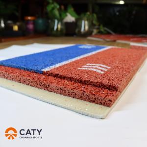 Wholesale Sustainable Landscape EPDM Rubber Granules Shock Absorption Elastic EPDM Rubber Running Track from china suppliers