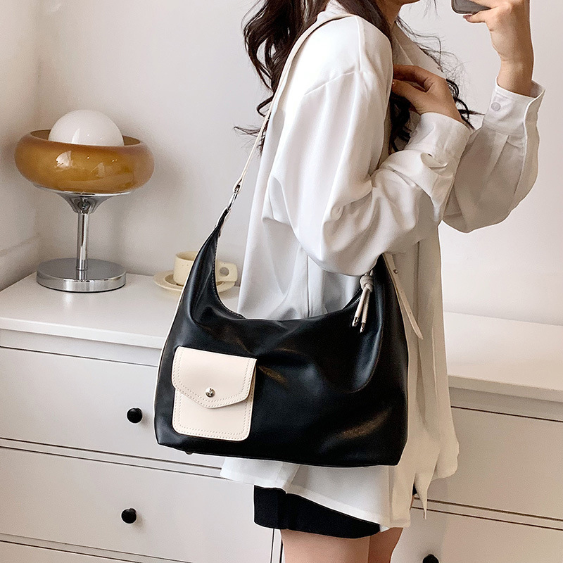 Bags for Women 2024 Summer Large Capacity PU Shoulder Bag Fashionable and Versatile