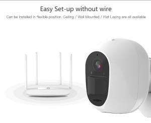 Wholesale IP66 6400mah 4G Wifi Security Camera 1080P CMOS Sensor Waterproof from china suppliers