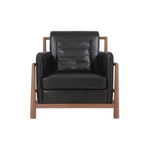 Wholesale Modern Chinese furniture design of Walnut wood frame in Simple with leather upholstered for Cutural hotel room from china suppliers