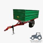 Double Panels -Off Road Hydraulic Dump Trailer 1.5ton; Tractor Trailer For Hobby