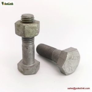 Wholesale 1&quot;-8 ASTM F3125 Grade A325 Hot Dipped Galvanized Steel Structural Bolt w/A563 DH Nut &amp; F436 Washer from china suppliers