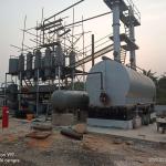 15.5kw Pyrolysis and Distillation System for Recycling Old Tyre Tire Plastic Oil