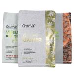 Custom Flat Bottom Bag Vegan Protein Powder Heat Seal Stand Up Pouches