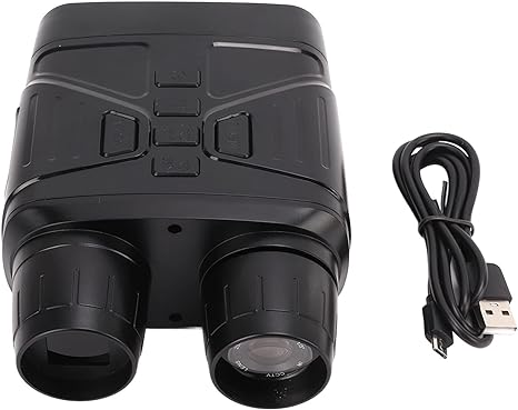 Complete Darkness Night Vision Binoculars with 5X Digital Zoom and 1080P Video Size