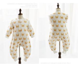 Wholesale Decorated Colorful Printing Newborn Baby Jumpsuit Breathable Eco - Friendly from china suppliers