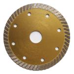Inner Hole Super Thin Continuous Diamond Saw Blades Turbo Shape 4 inch