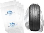 Customized Plastic 2 Mil Tire Cover Bag For Storage Waterproof LDPE Material
