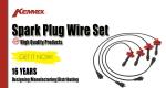 1998-2005 Hyundai Spark Plug Wire Ignition Cable Set KEMMEX 55803 Year 1998-2005