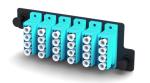 24 Port LC Fiber Optic Adapter Plate Panel Singlemode Multimode Steel