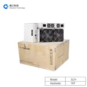 Wholesale Bitcoin S17+ 76T Antminer BTC Miner 3040W ASIC Mining Machine from china suppliers