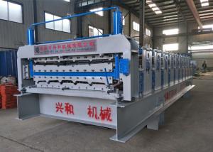 Wholesale 4Ton Double Layer Roll Forming Machine With Carbon Steel 45 Rolling Material from china suppliers