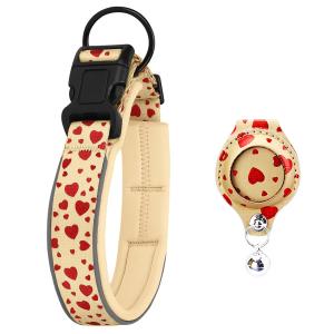 Wholesale Manufacture Selling Pet Collar For Apple Air Tag Polyester Dog Collar Multi Color Accessory For Pet Dog from china suppliers
