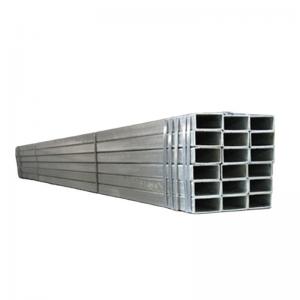 China SS400 2x2 Galvanized Steel Square Pipe Q345 Hollow Rectangular Steel Tube on sale