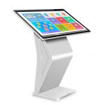 Horizontal 55 Inch Capacitive Touch Screen LCD Self Service Kiosk Full Viewing