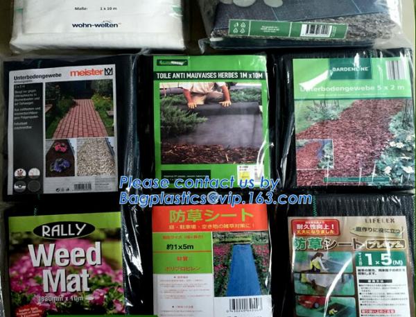 Garden Agricultural Weed Mat,Plastic Ground Cover, Weed Control Mat, pp woven