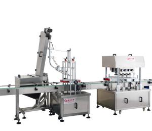 Wholesale Packaging Type Wooden Case 900 KG Plastic Round Bottle Capping Machine with Lid Sorter from china suppliers