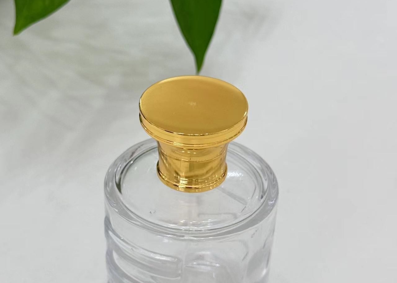 Zinc Alloy Shiny High Quality Metal Perfume Cap For Enhancing Fragrance Presentation