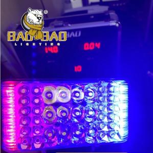 Wholesale 36 Bulb Iron Back White Red Blue Flash Police Light LED Headlights For CG For HAOJUE from china suppliers